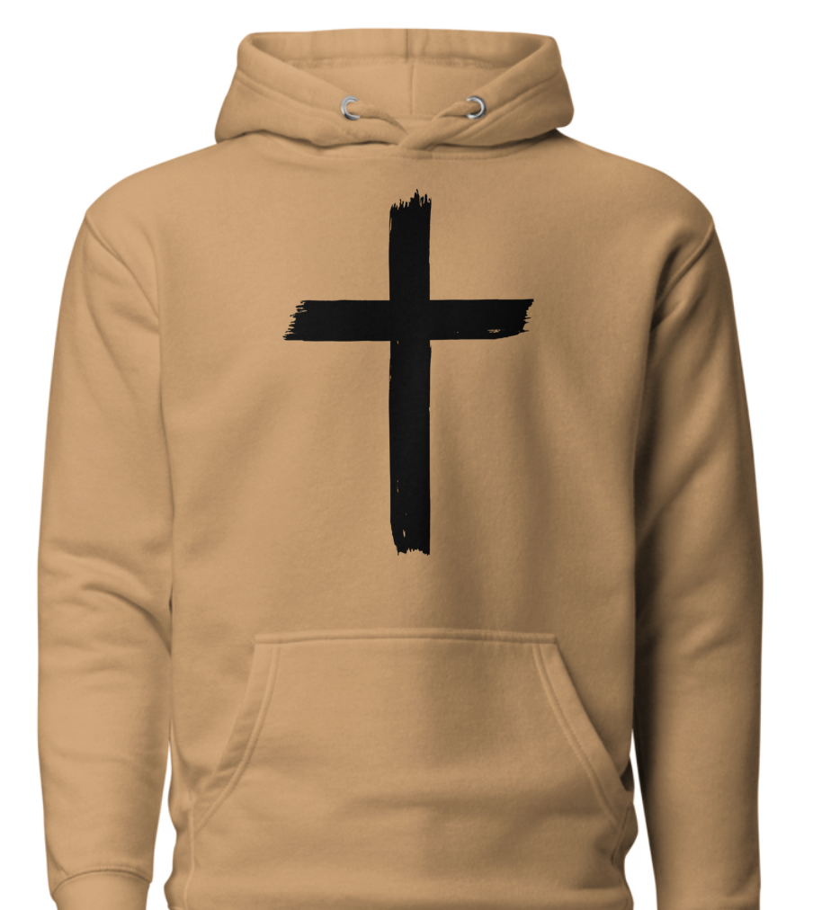Unisex Hoodie - Front Cross : Back John 3:16