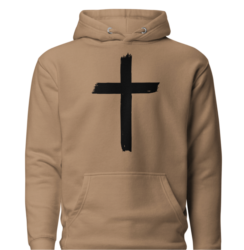 Unisex Hoodie - Front Cross : Back John 3:16