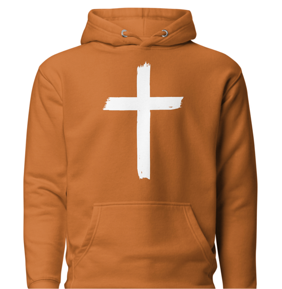 Unisex Hoodie - Front: Cross : Back John 3:16