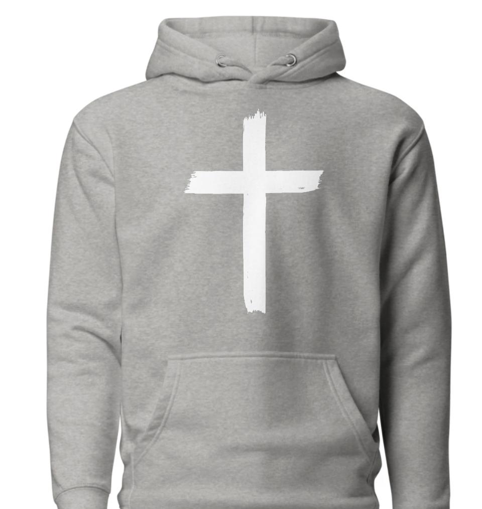 Unisex Hoodie - Front: Cross : Back John 3:16