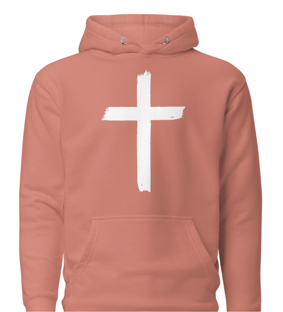 Unisex Hoodie - Front: Cross : Back John 3:16