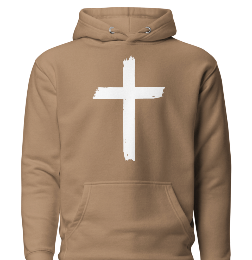 Unisex Hoodie - Front: Cross : Back John 3:16